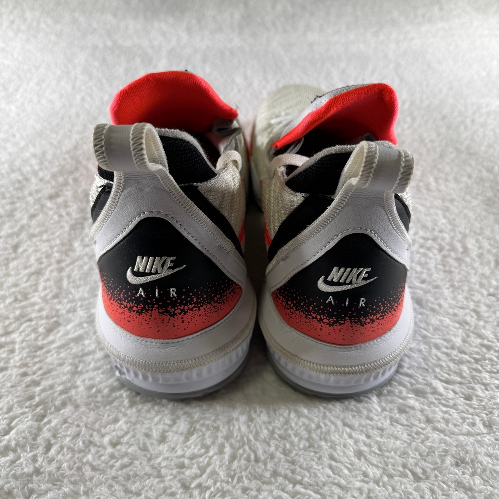Nike LeBron 16 Low Shoes Mens Size 11 White Hot Lava Basketball 2019 CI1521-100 - Picture 3 of 9